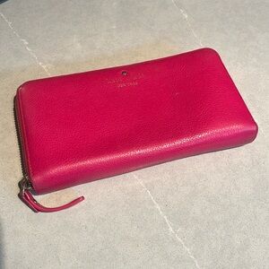 Large Kate Spade Zip-Around Wallet